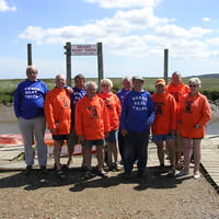 Beans crew at Morston Quay