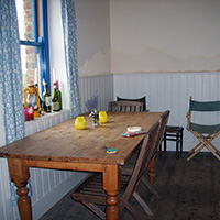 The Blakeney Point Watch House not so plush interior!