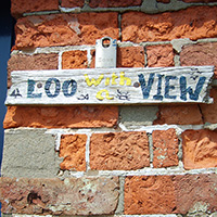 Loo with a View at the The Blakeney Point Watch House